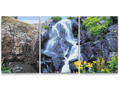 Paint by Numbers - Magic Waterfall (sæt af 3)