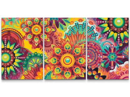 Paint by Numbers - Colorful Mandala (sæt af 3)