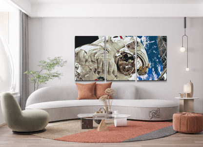 Paint by Numbers - Astronaut (sæt af 3)