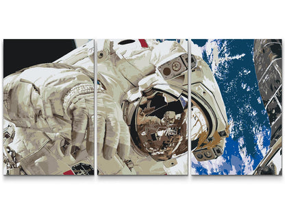 Paint by Numbers - Astronaut (sæt af 3)