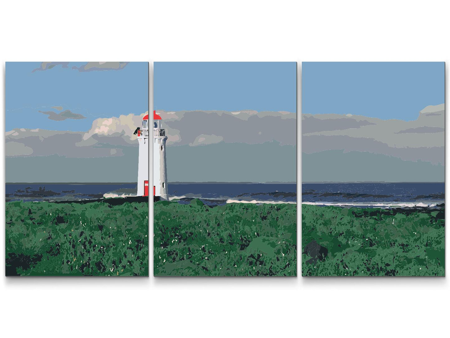 Paint by Numbers - Vagtfyrtårn (sæt af 3)