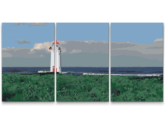 Paint by Numbers - Vagtfyrtårn (sæt af 3)