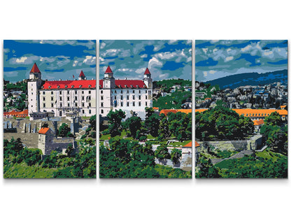Paint by Numbers - Bratislava Slot (sæt af 3)