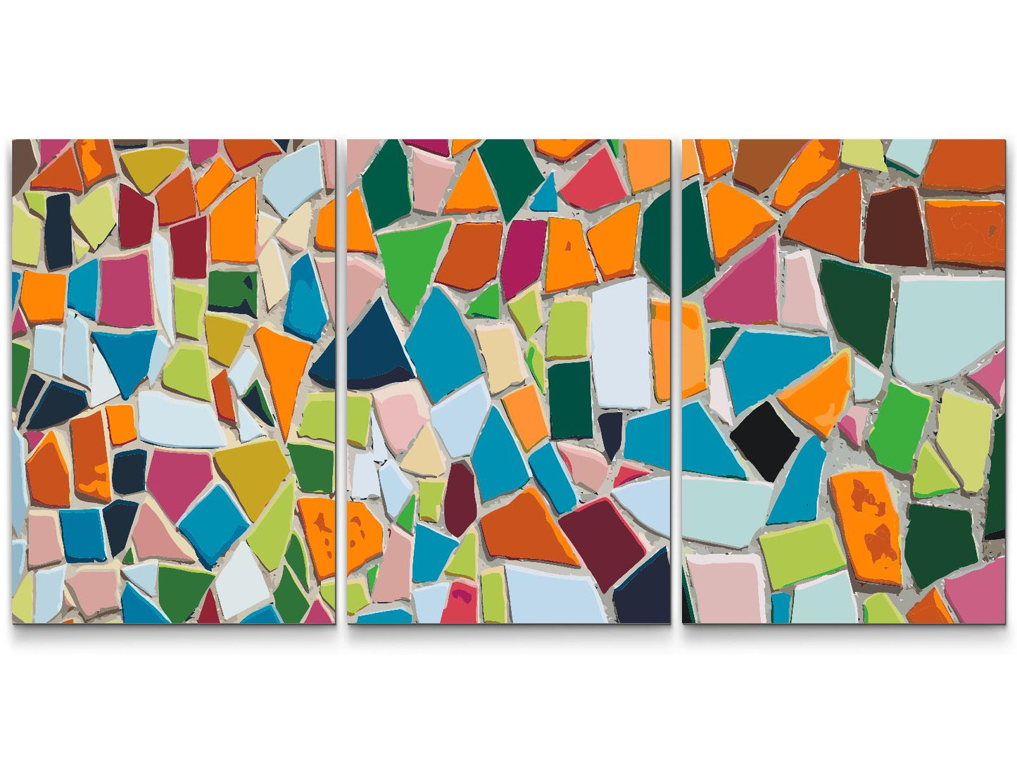 Paint by Numbers - Farvede sten (sæt af 3)