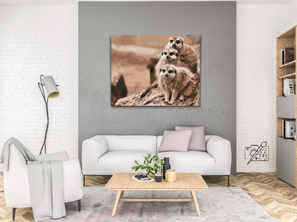 Paint by Numbers - Safari Surikater