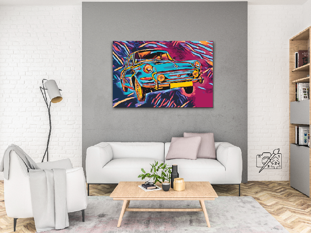 Paint by Numbers - Škoda 1000
