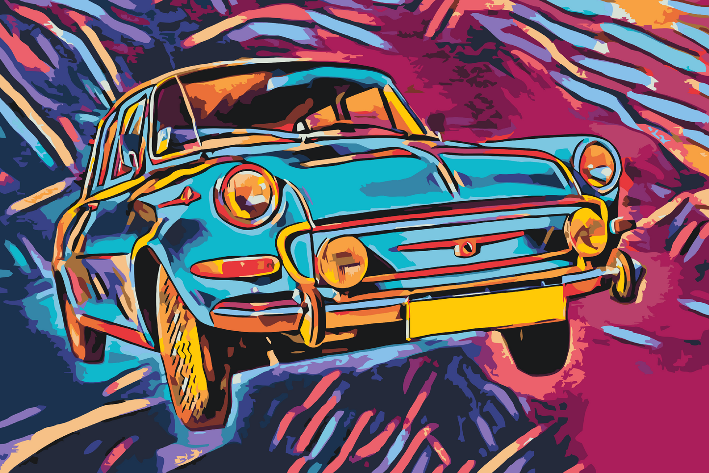 Paint by Numbers - Škoda 1000