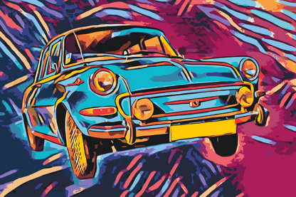 Paint by Numbers - Škoda 1000