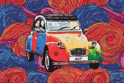 Paint by Numbers - Citroën 2CV