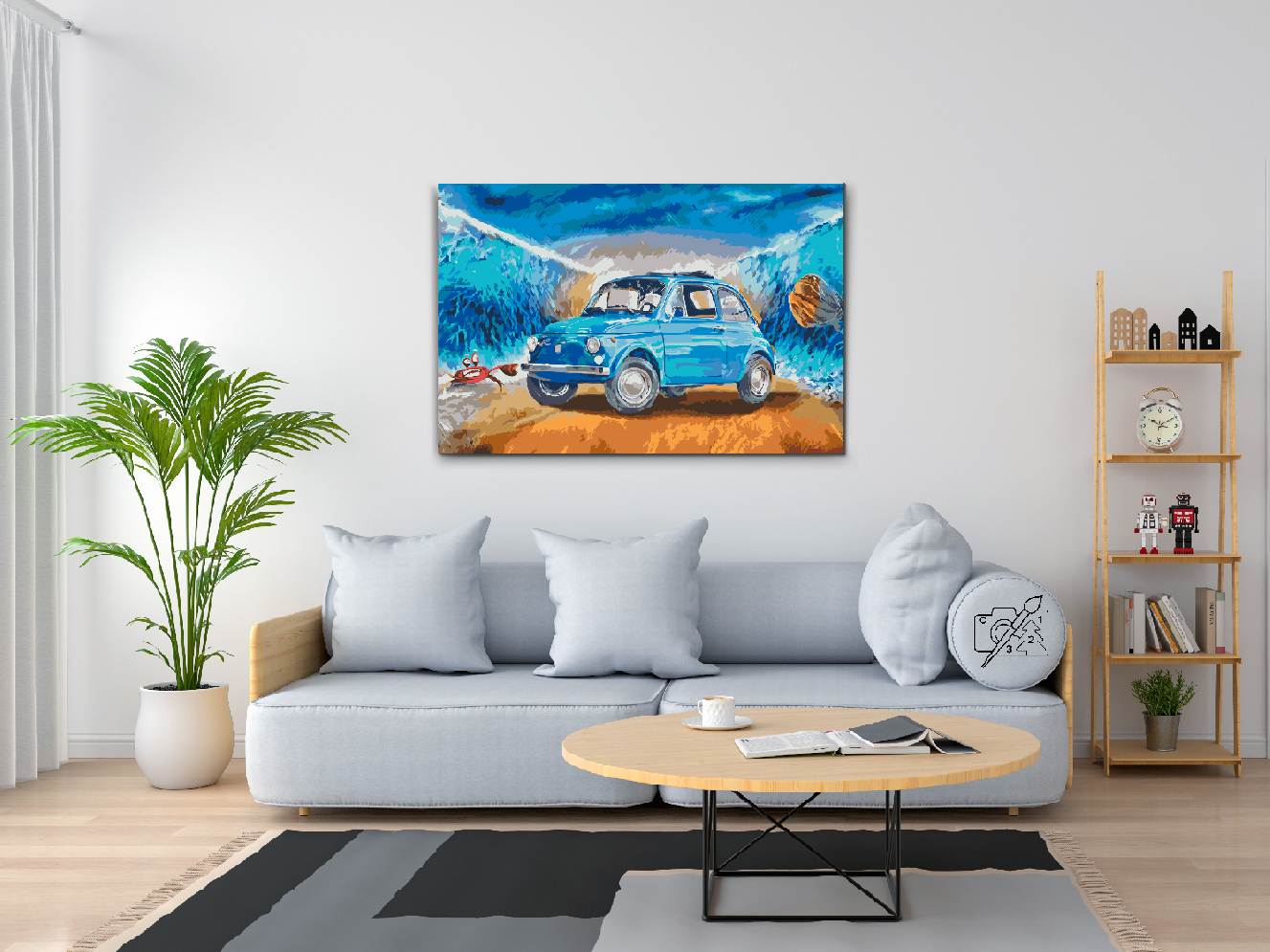 Paint by Numbers - Fiat 500