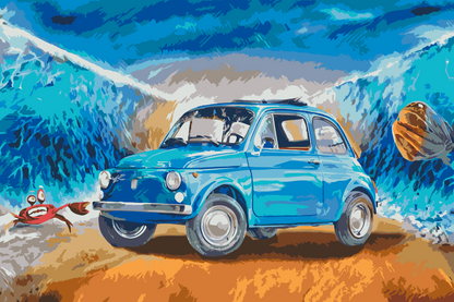 Paint by Numbers - Fiat 500