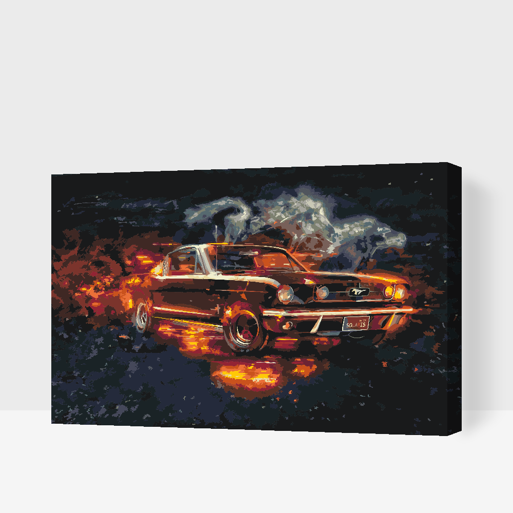 Paint by Numbers - Mustang
