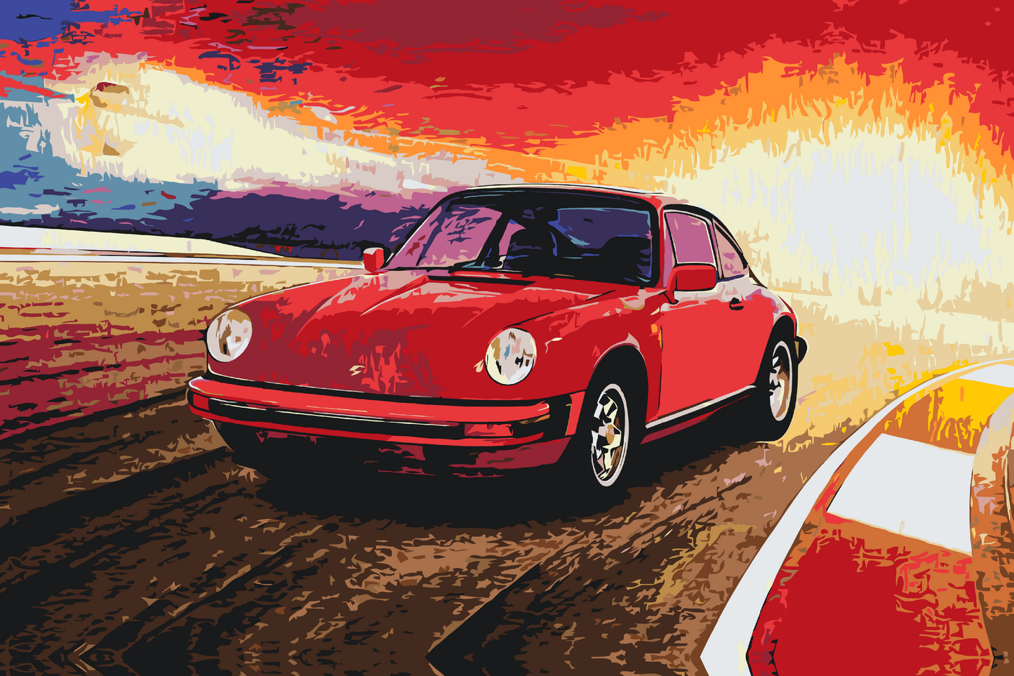 Paint by Numbers - Porsche