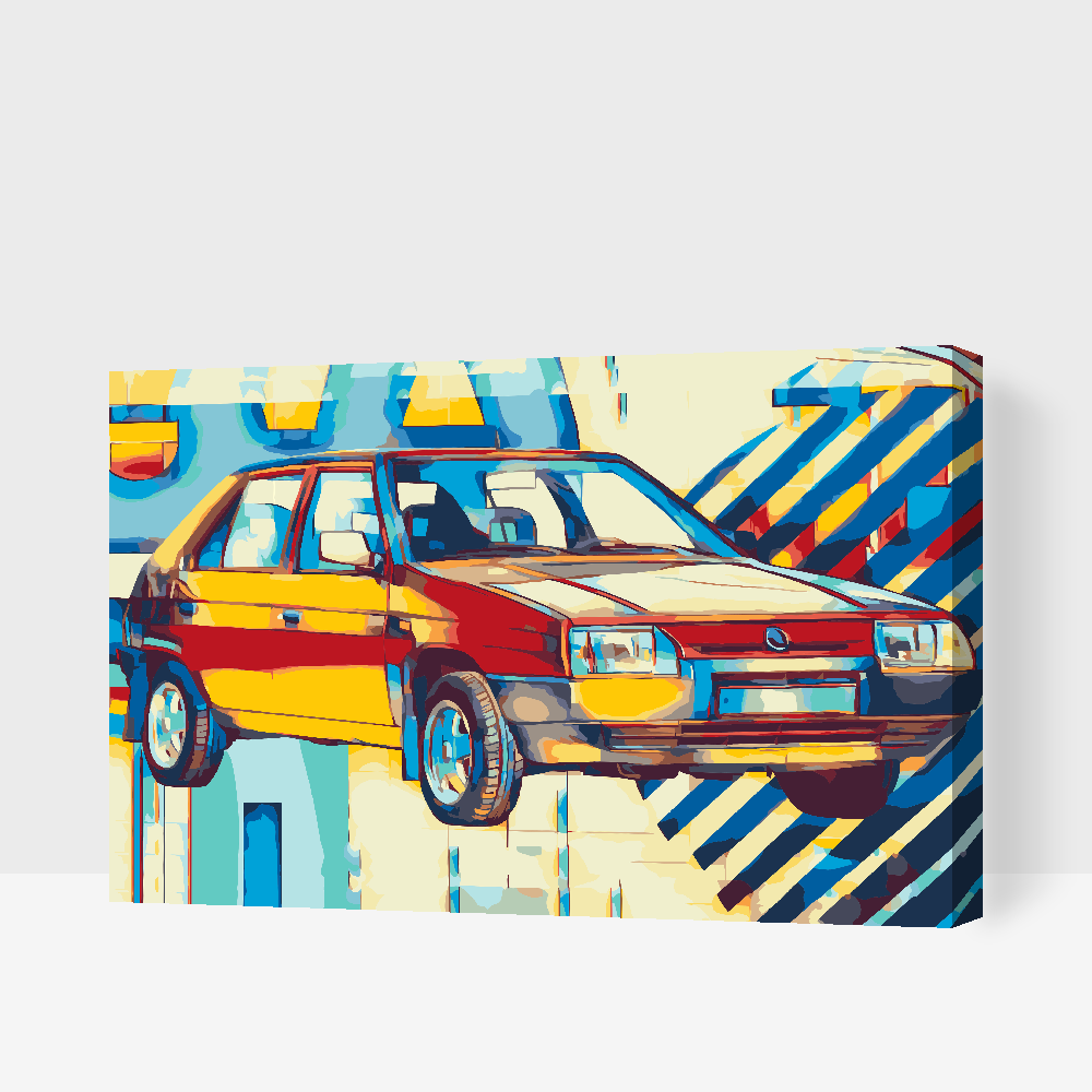 Paint by Numbers - Škoda Favorit