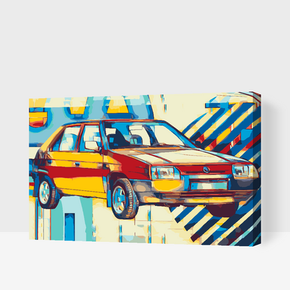 Paint by Numbers - Škoda Favorit