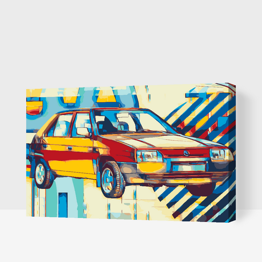Paint by Numbers - Škoda Favorit