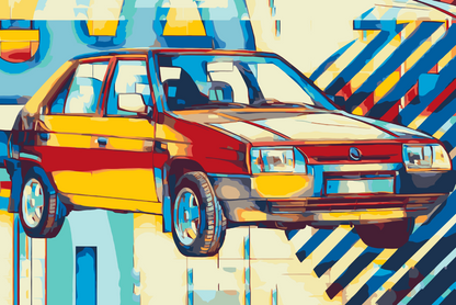 Paint by Numbers - Škoda Favorit