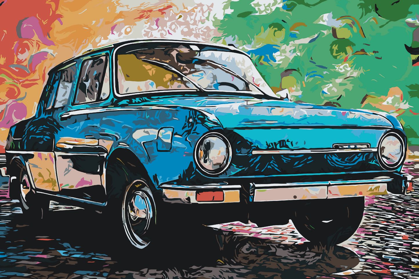 Paint by Numbers - Škoda 100