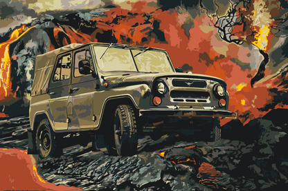 Paint by Numbers - UAZ
