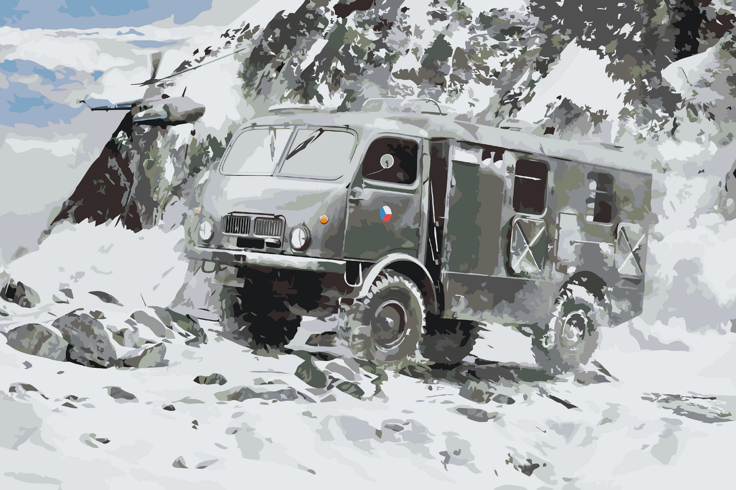 Paint by Numbers - Tatra 805
