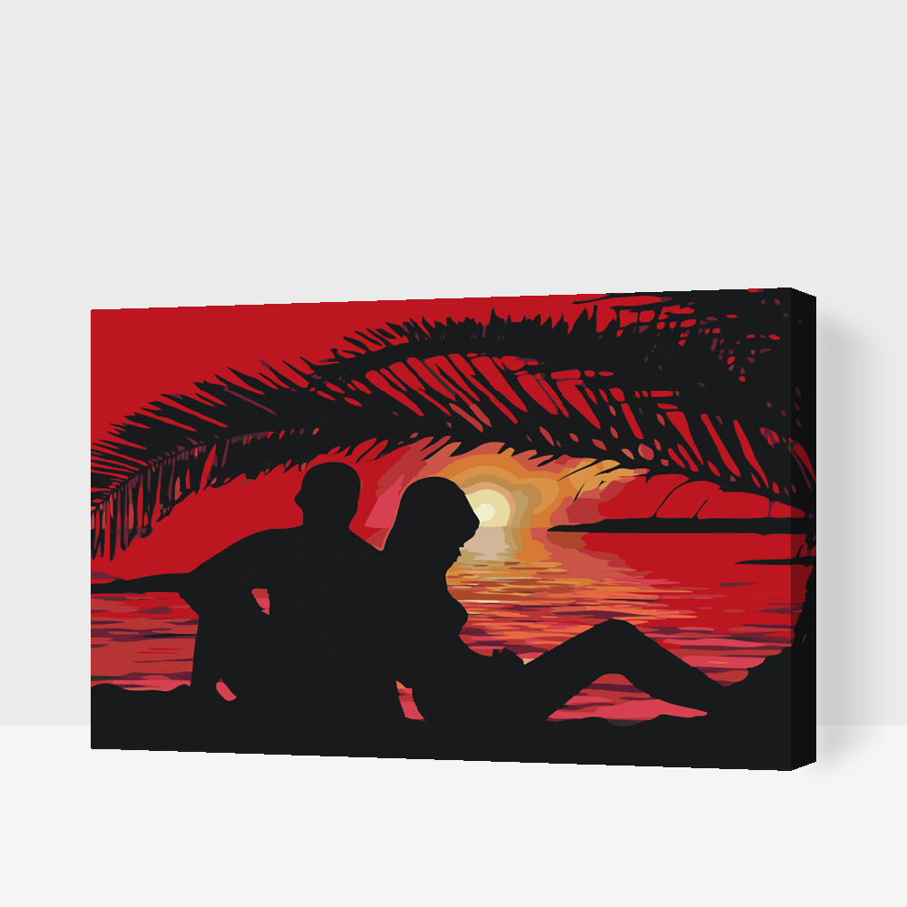 Paint by Numbers - Par ved solnedgang