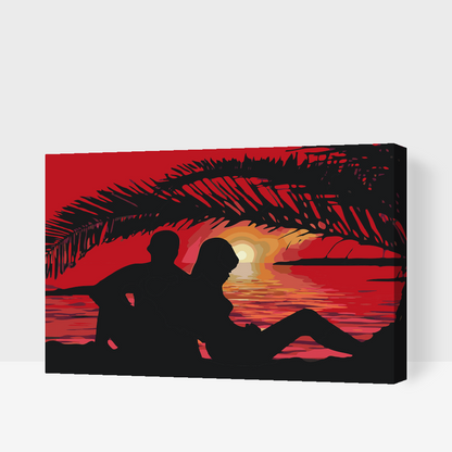 Paint by Numbers - Par ved solnedgang