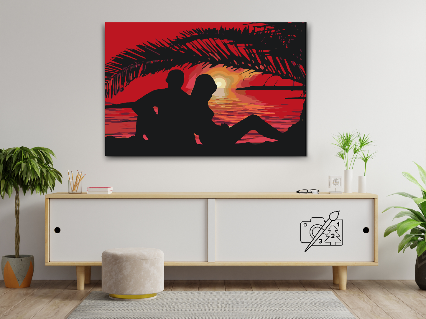 Paint by Numbers - Par ved solnedgang