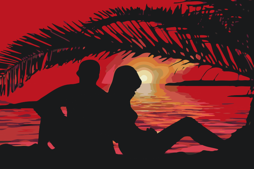 Paint by Numbers - Par ved solnedgang