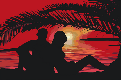 Paint by Numbers - Par ved solnedgang