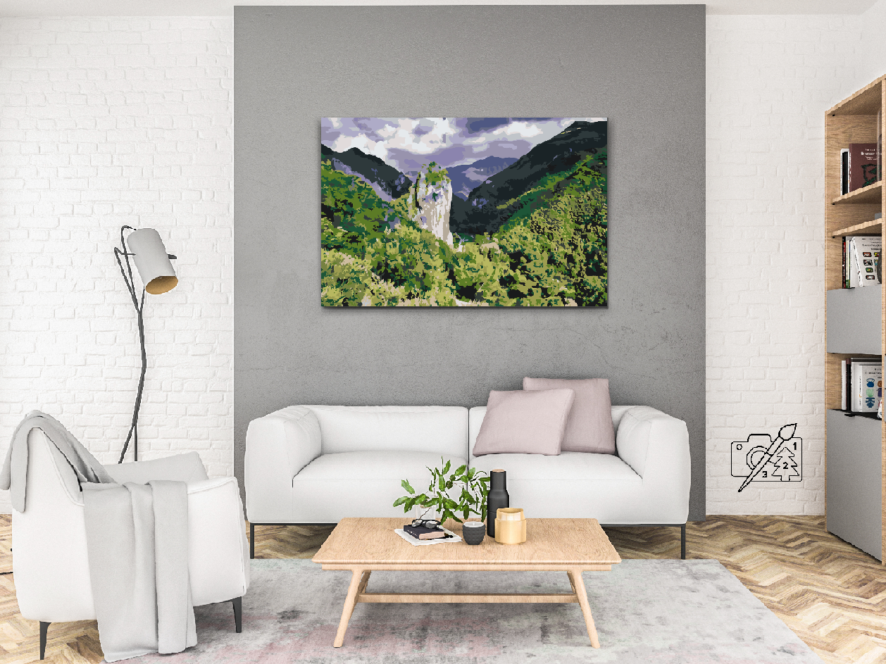 Paint by Numbers - Orsomarso, Calabrien