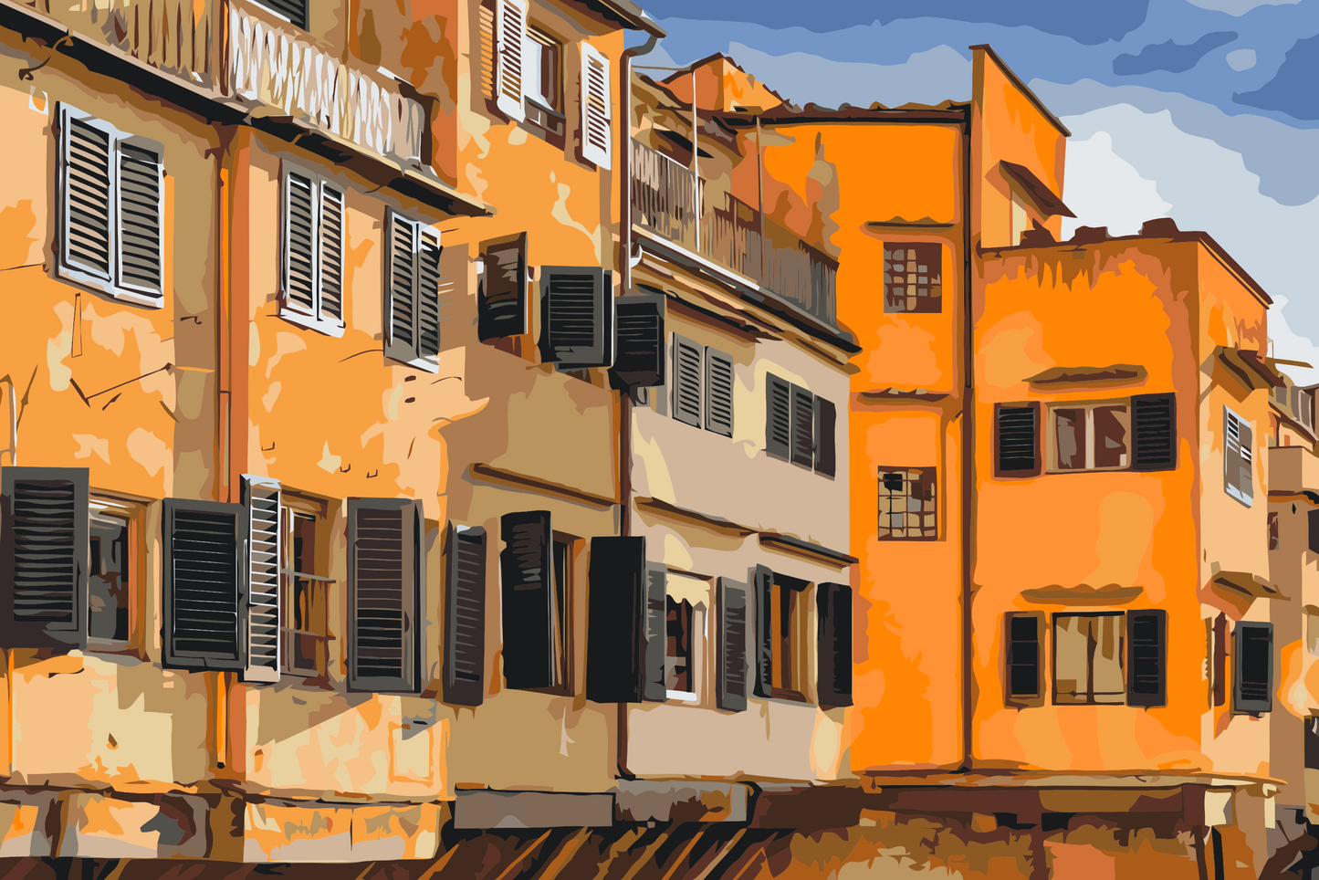 Paint by Numbers - Ponte Vecchio 1