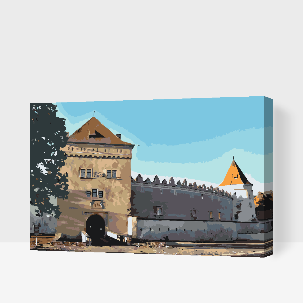 Paint by Numbers - Kežmar Slot, Slovakiet