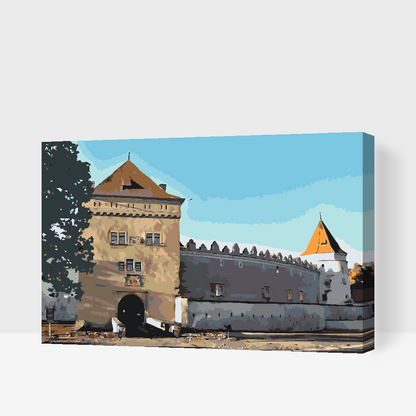 Paint by Numbers - Kežmar Slot, Slovakiet