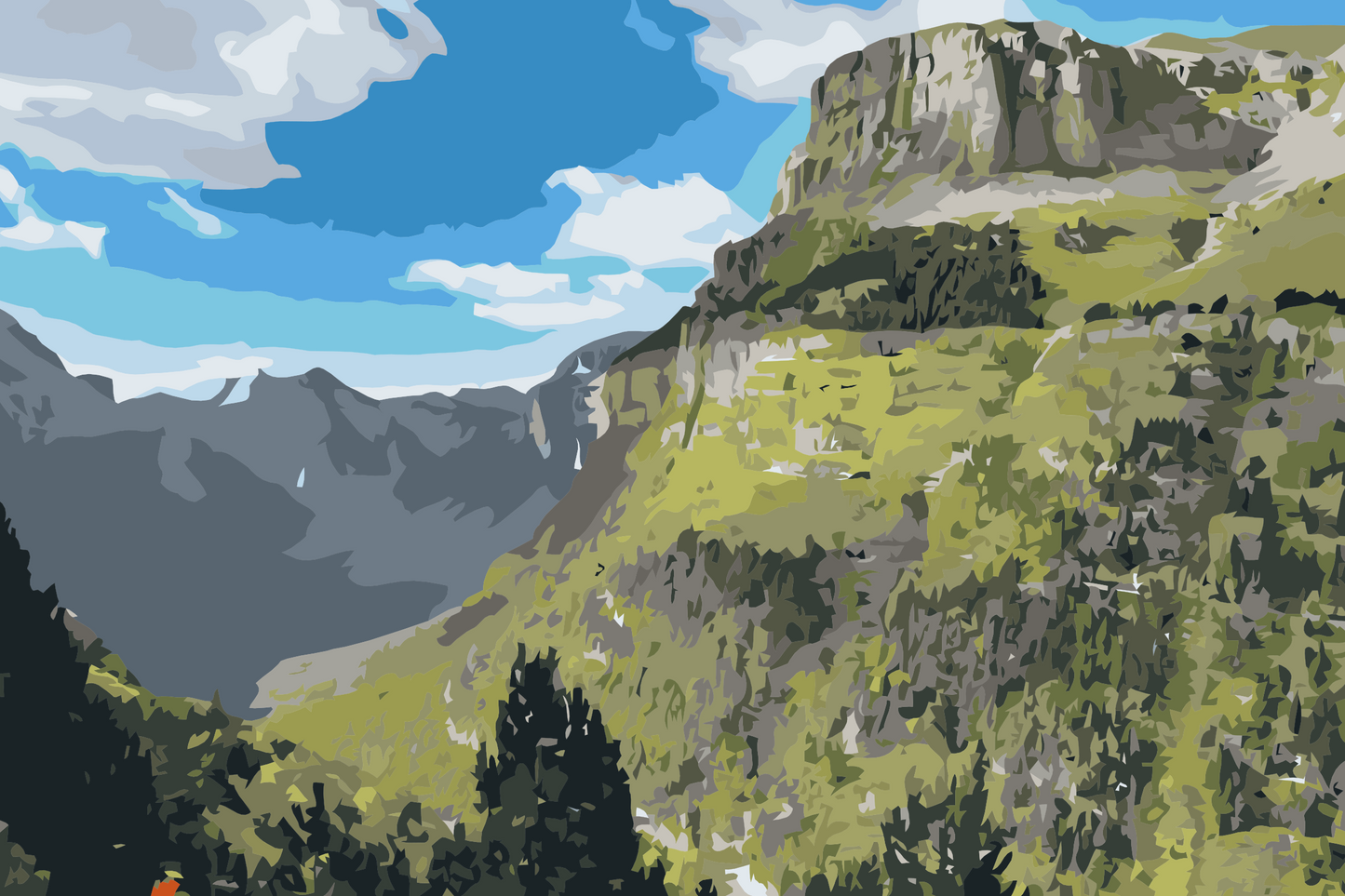 Paint by Numbers - Ordesa Canyon, Spanien 2