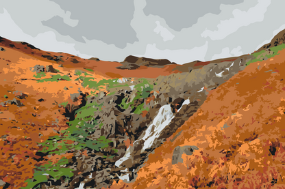 Paint by Numbers - Lake District Cumbria, Storbritannien 2