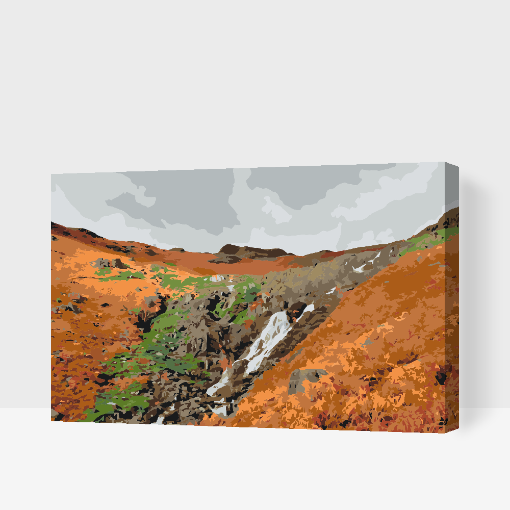 Paint by Numbers - Lake District Cumbria, Storbritannien 2
