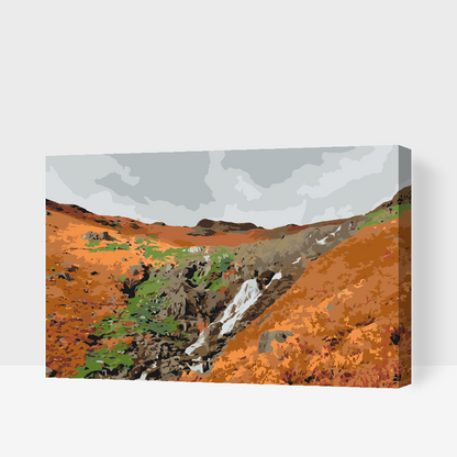 Paint by Numbers - Lake District Cumbria, Storbritannien 2