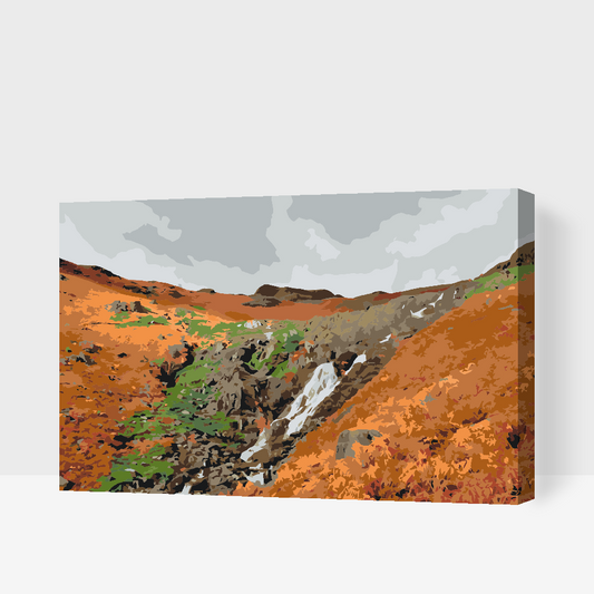 Paint by Numbers - Lake District Cumbria, Storbritannien 2