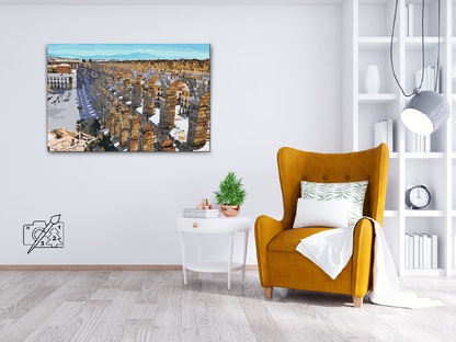 Paint by Numbers - Akvædukten i Segovia, Spanien