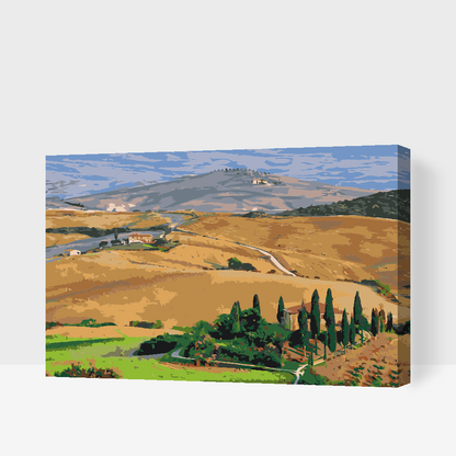 Paint by Numbers - Toscana, Italien