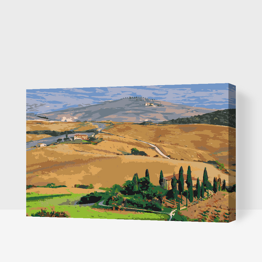 Paint by Numbers - Toscana, Italien