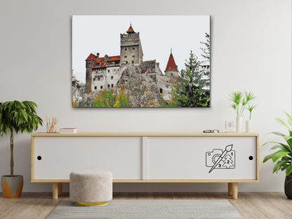 Paint by Numbers - Castle Bran, Rumænien