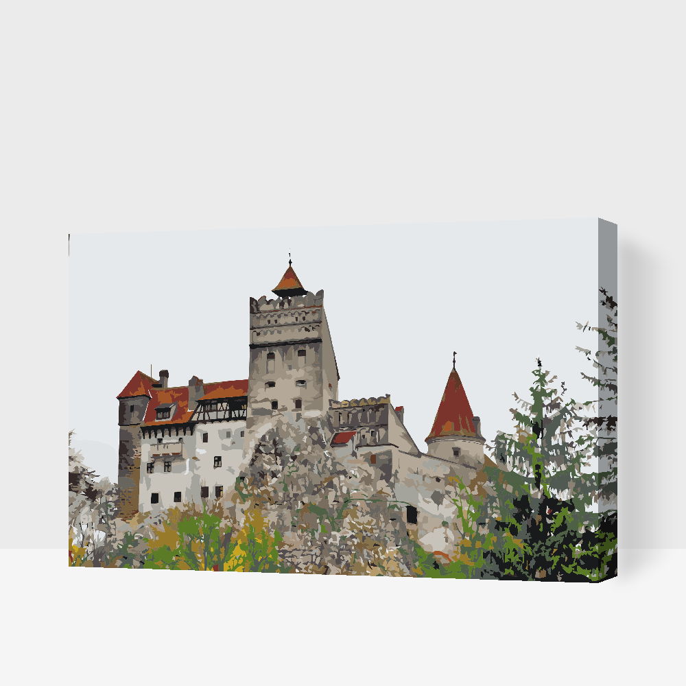 Paint by Numbers - Castle Bran, Rumænien