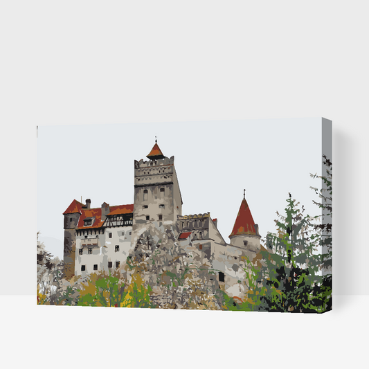 Paint by Numbers - Castle Bran, Rumænien