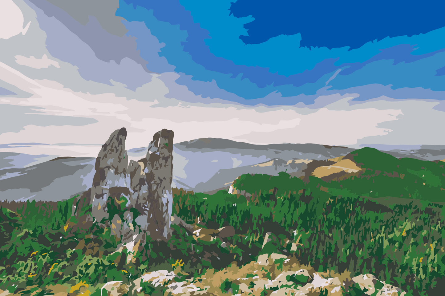 Paint by Numbers - Pietrele Doamnei, Rumænien
