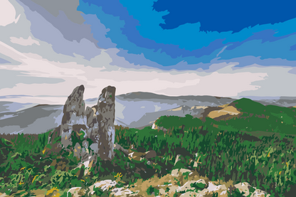 Paint by Numbers - Pietrele Doamnei, Rumænien