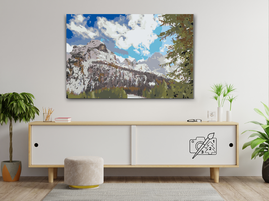 Paint by Numbers - Monte Civetta, Dolomitterne 2