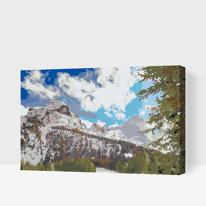 Paint by Numbers - Monte Civetta, Dolomitterne 2