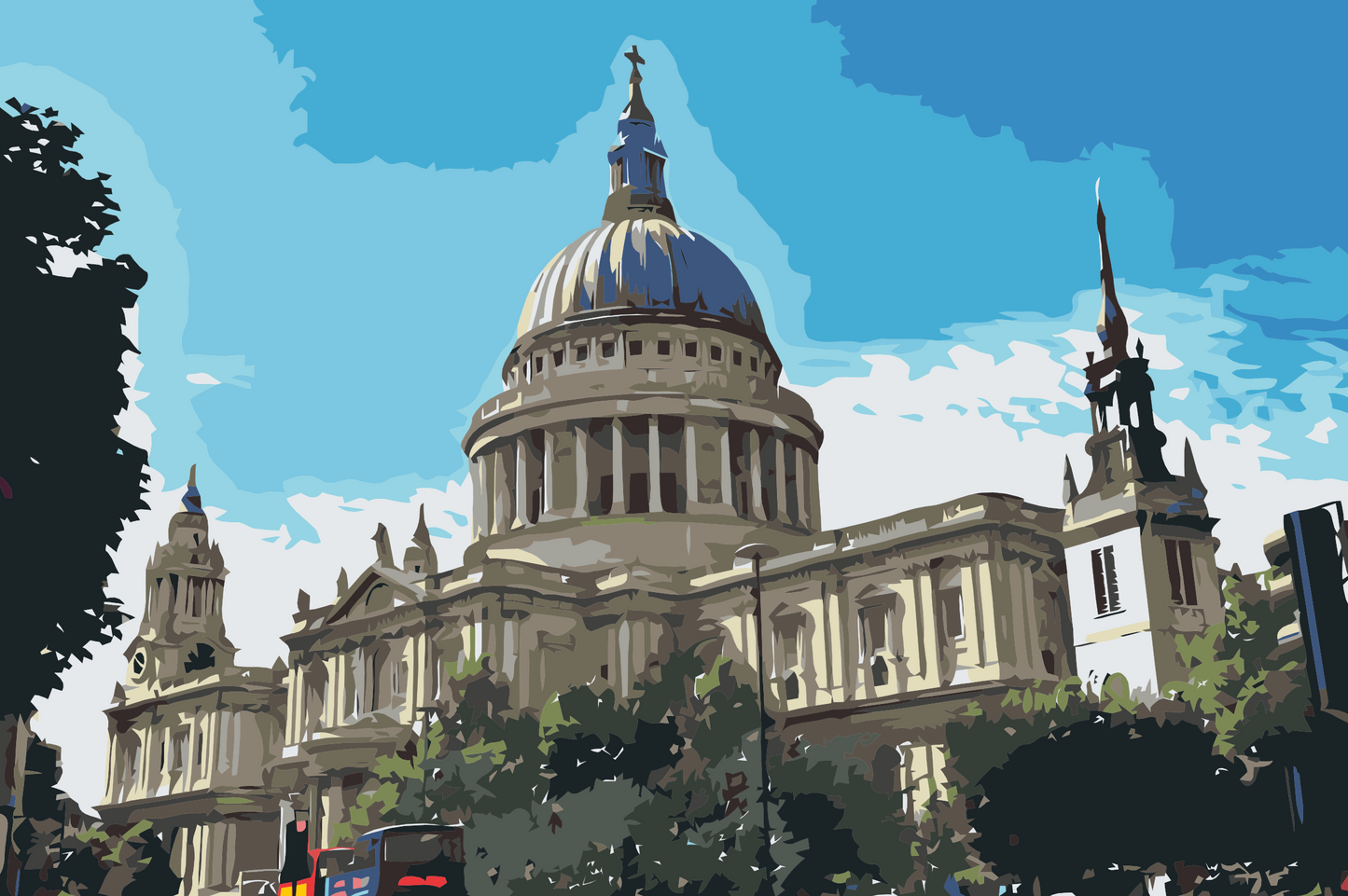 Paint by Numbers - St. Pauls Katedral, England
