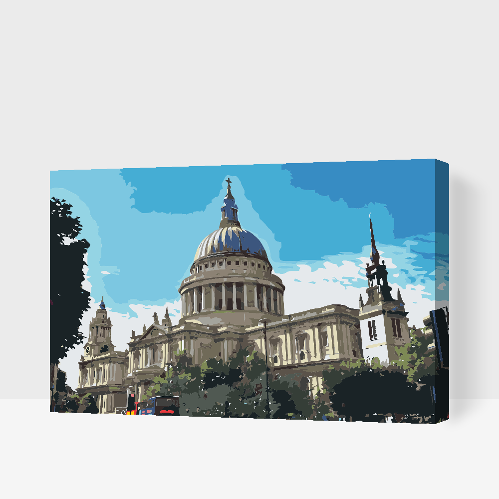 Paint by Numbers - St. Pauls Katedral, England